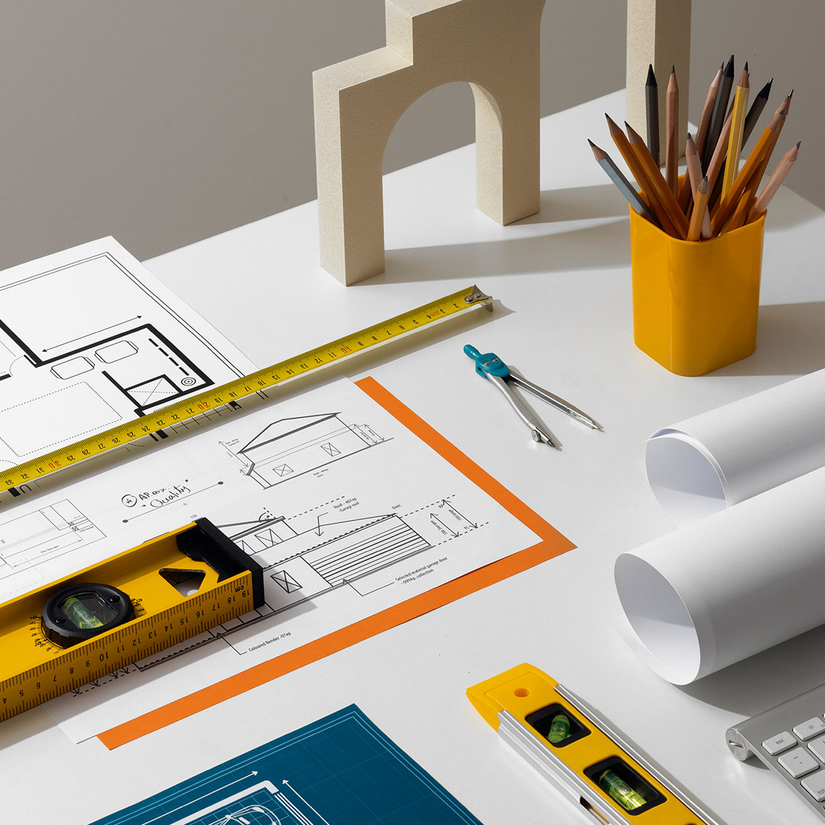 Porteau Conseil : votre auditeur énergétique en Vendée 8 bureau ingenieur plan